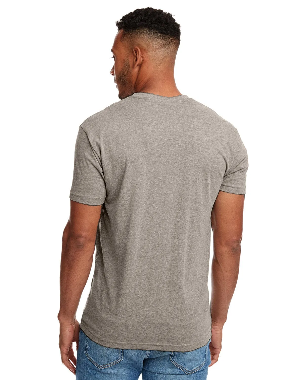 Next Level Mens CVC Crewneck Tee | Warm Gray