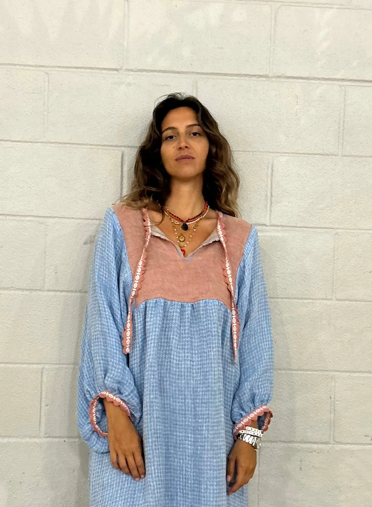 Nina Leuca Zefiro Long Dress - Blue