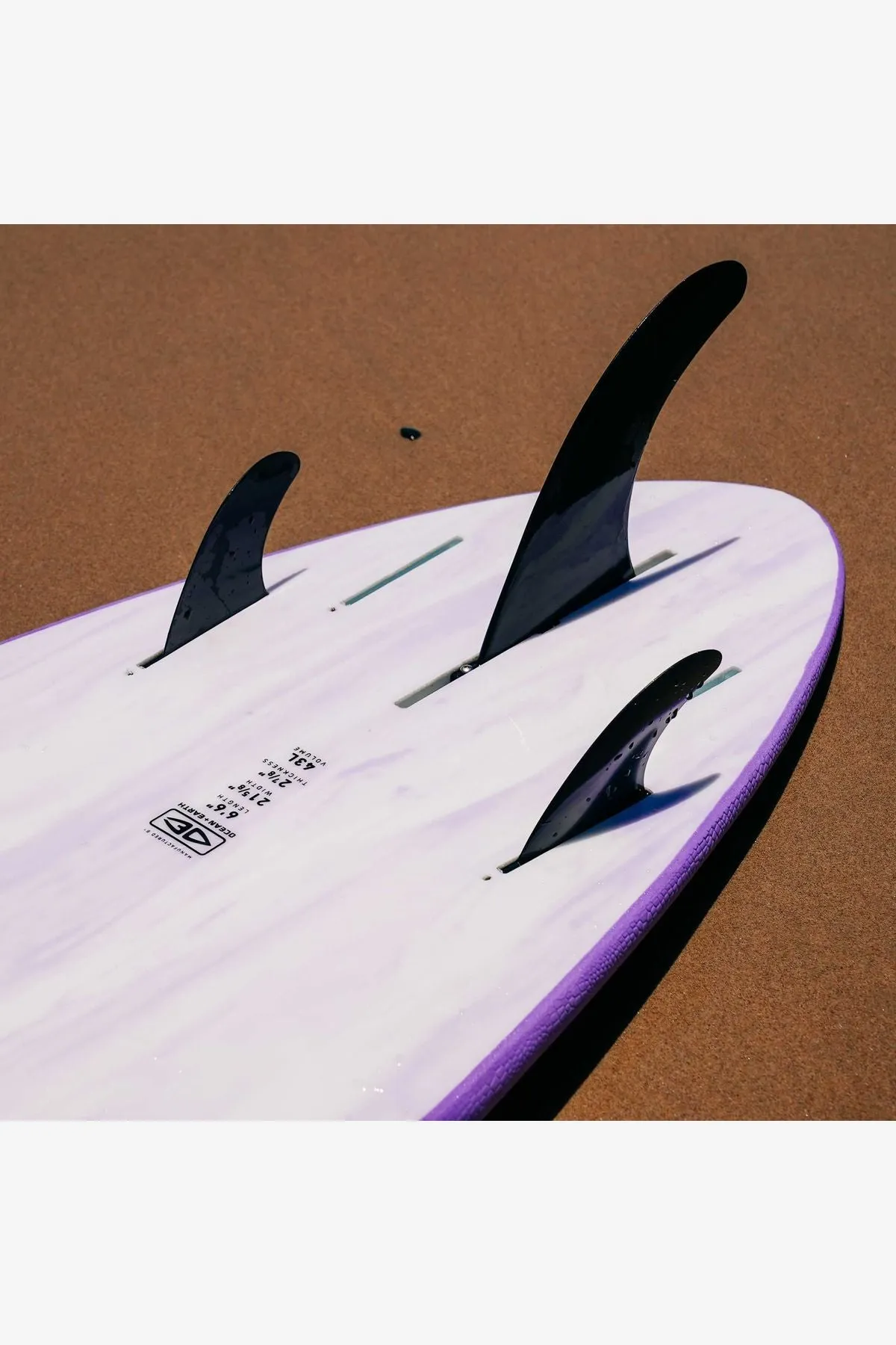 O&E HAPPY HOUR EPOXY SOFT TOP VIOLET - 6'0"