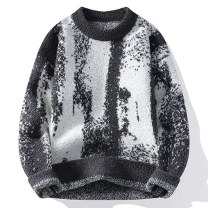 Obsidian Phoenix Luxury Thick Warm Christmas Sweater - High-End Men’s Fashion Style Pullover Jumper