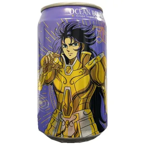 Ocean Bomb Saint Seiya Grape Yogurt 330ml ~ 海洋深層汽水聖鬥士星矢葡萄乳酸 330ml