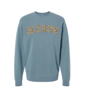 Old Row Blue Camo Crewneck