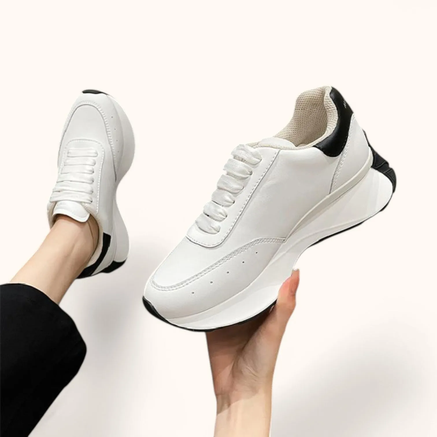 Oliver & Gracie | Leather Casual Sneakers