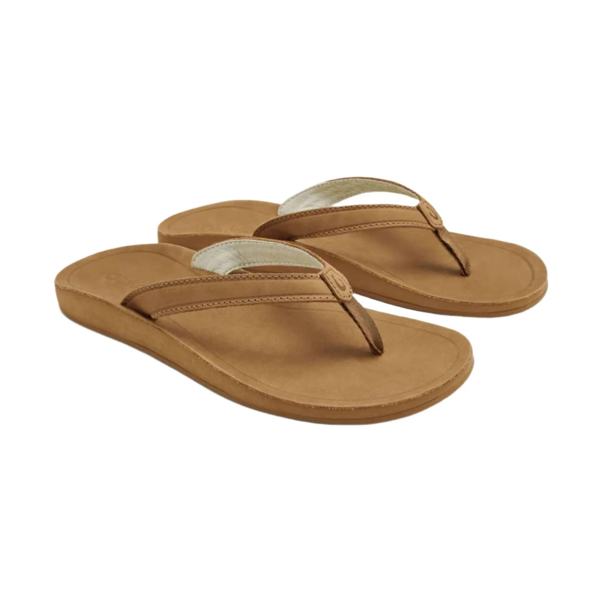 OluKai Women's Southshore Waterproof Leather Sandals -  Toffee