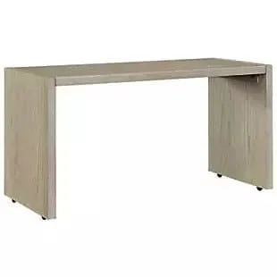 Over the Ottoman Cocktail Table in Warm Gray