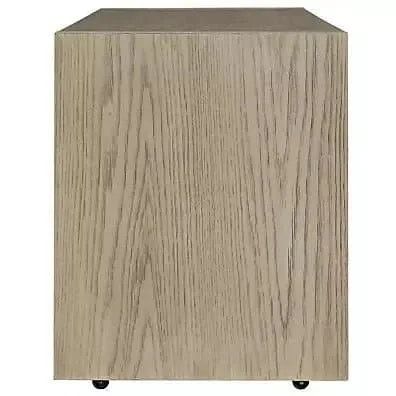 Over the Ottoman Cocktail Table in Warm Gray