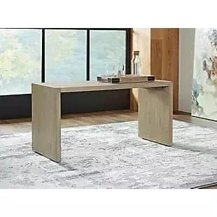 Over the Ottoman Cocktail Table in Warm Gray