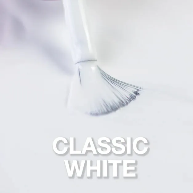 P  Classic White Gel Polish