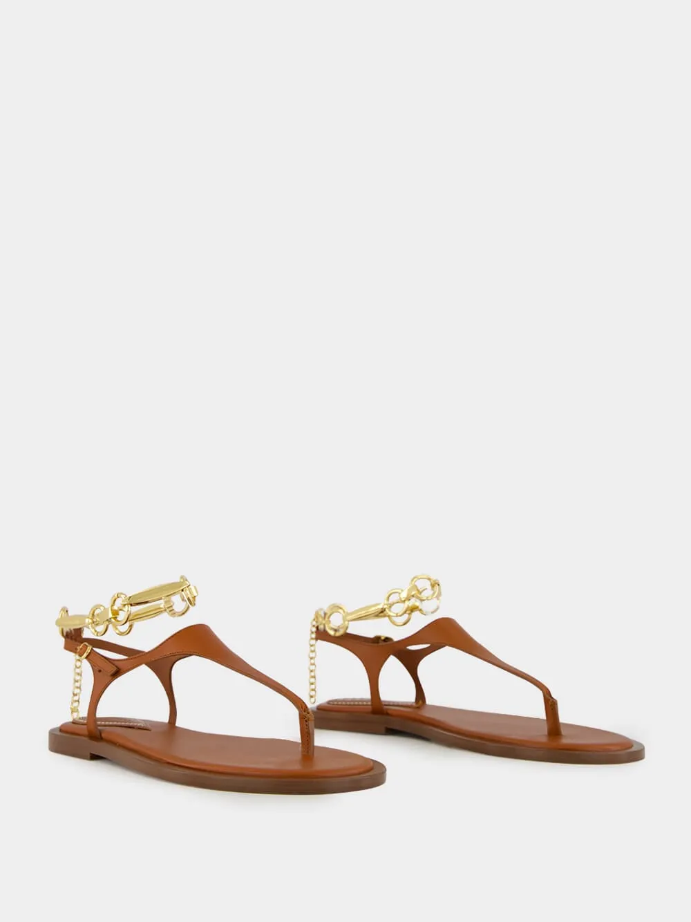 Pecan Wild Leather Sandal