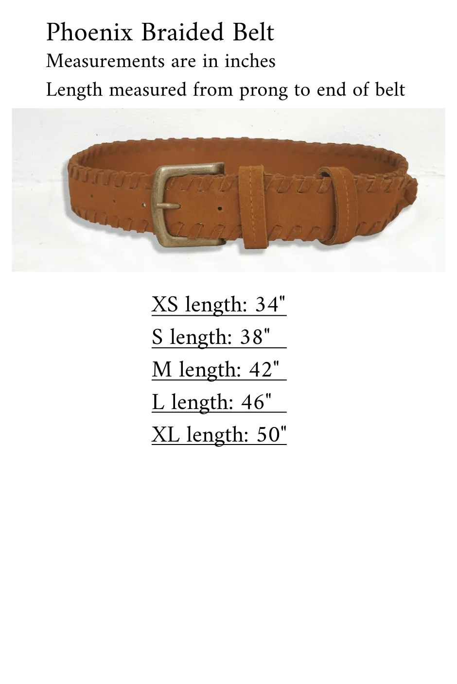Phoenix Braided Belt in Brushed Suede