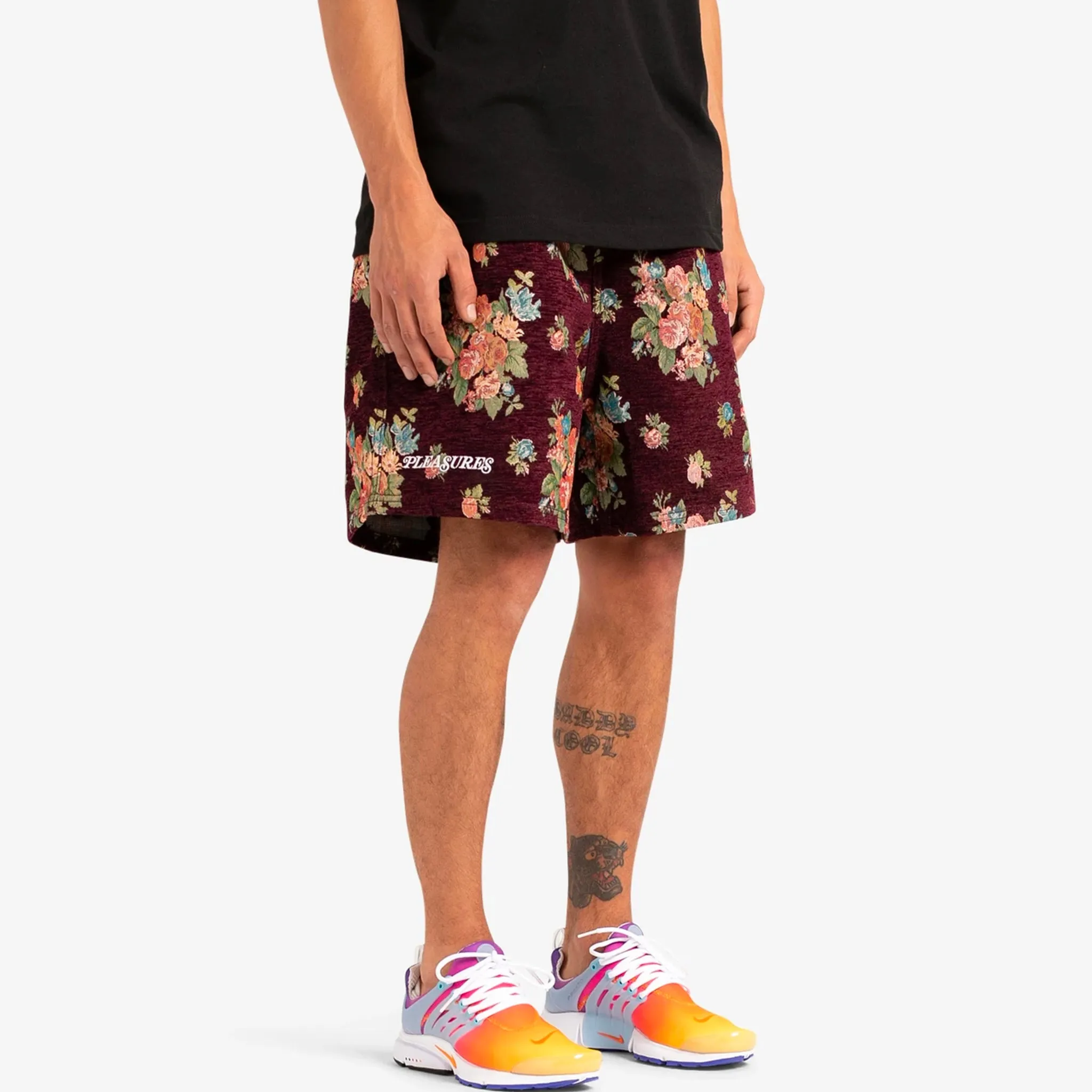 PLEASURES Deja Vu Woven Floral Shorts