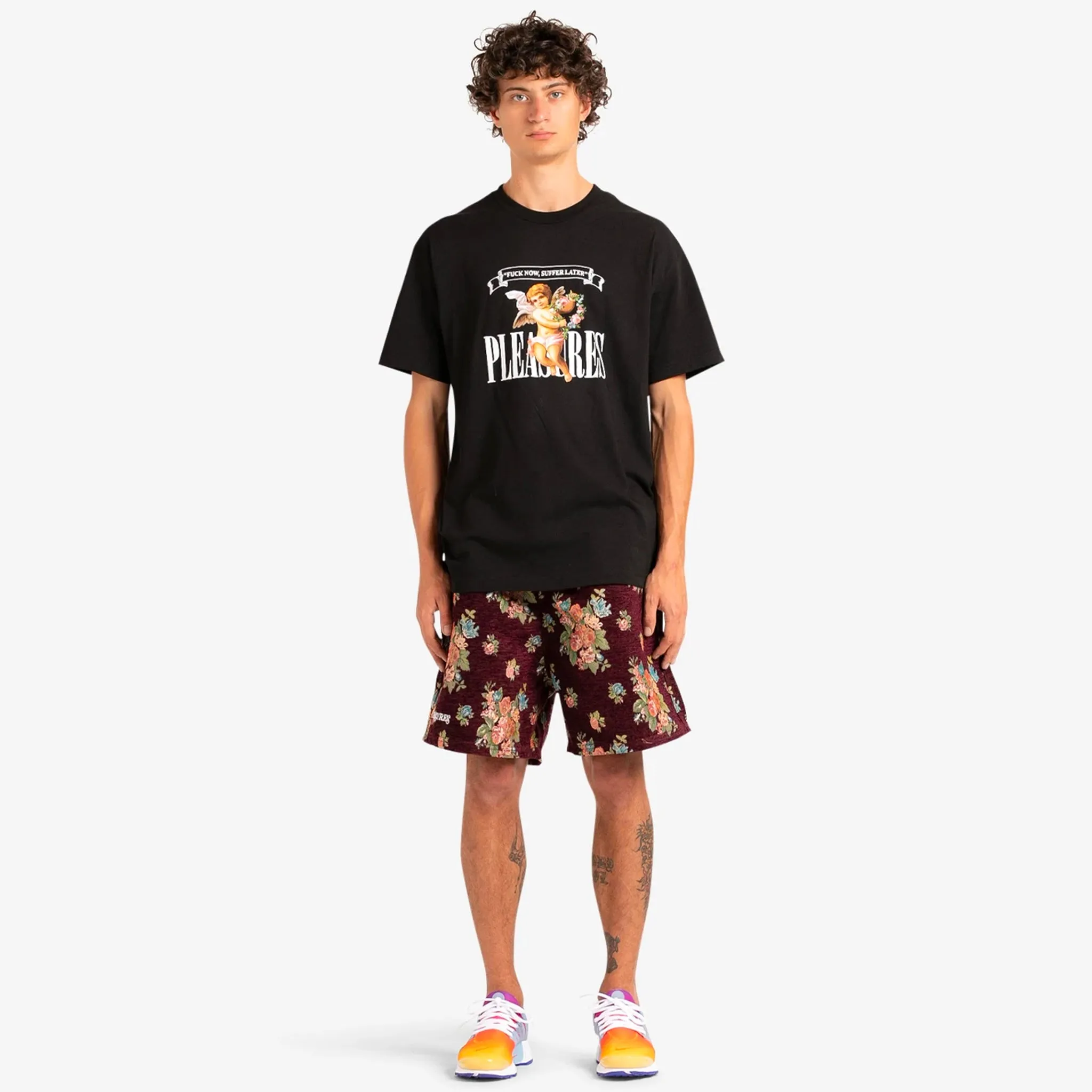 PLEASURES Deja Vu Woven Floral Shorts