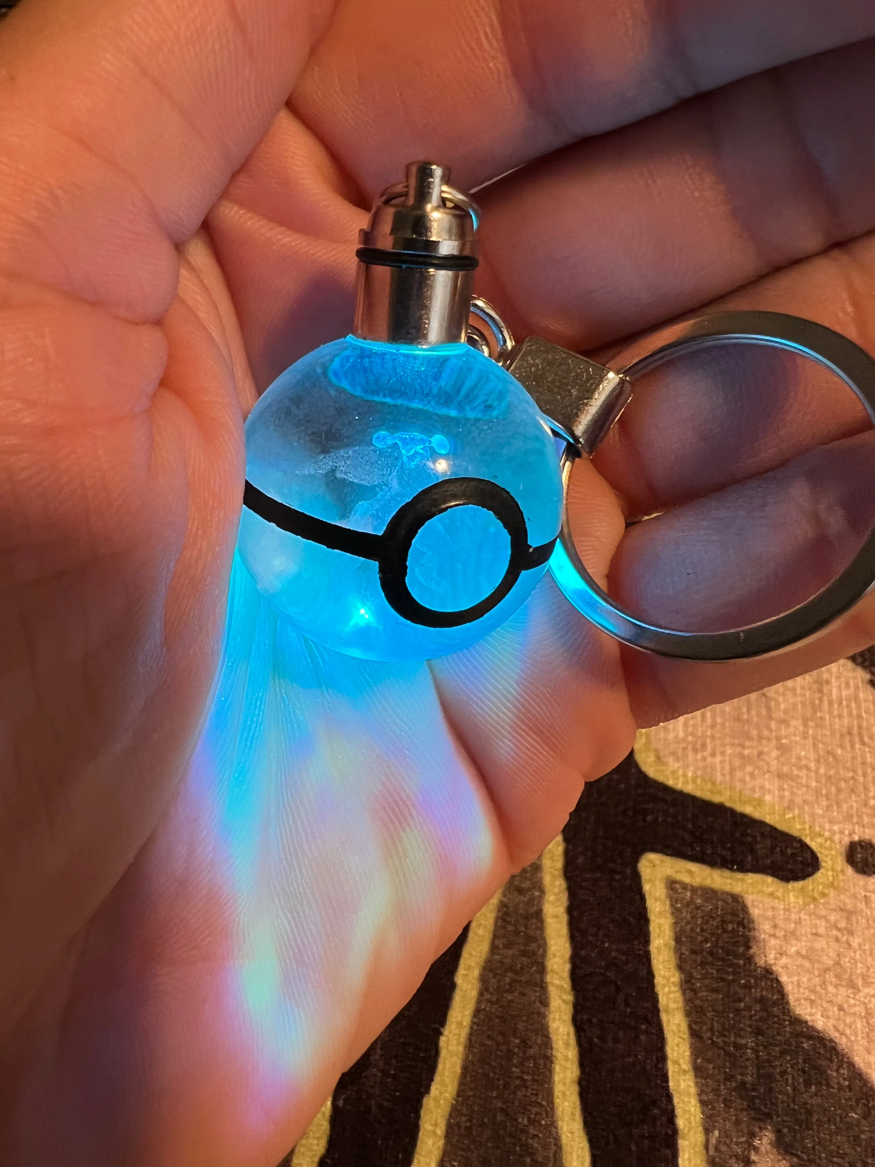 Pokemon Garchomp LED Light Up Keychain