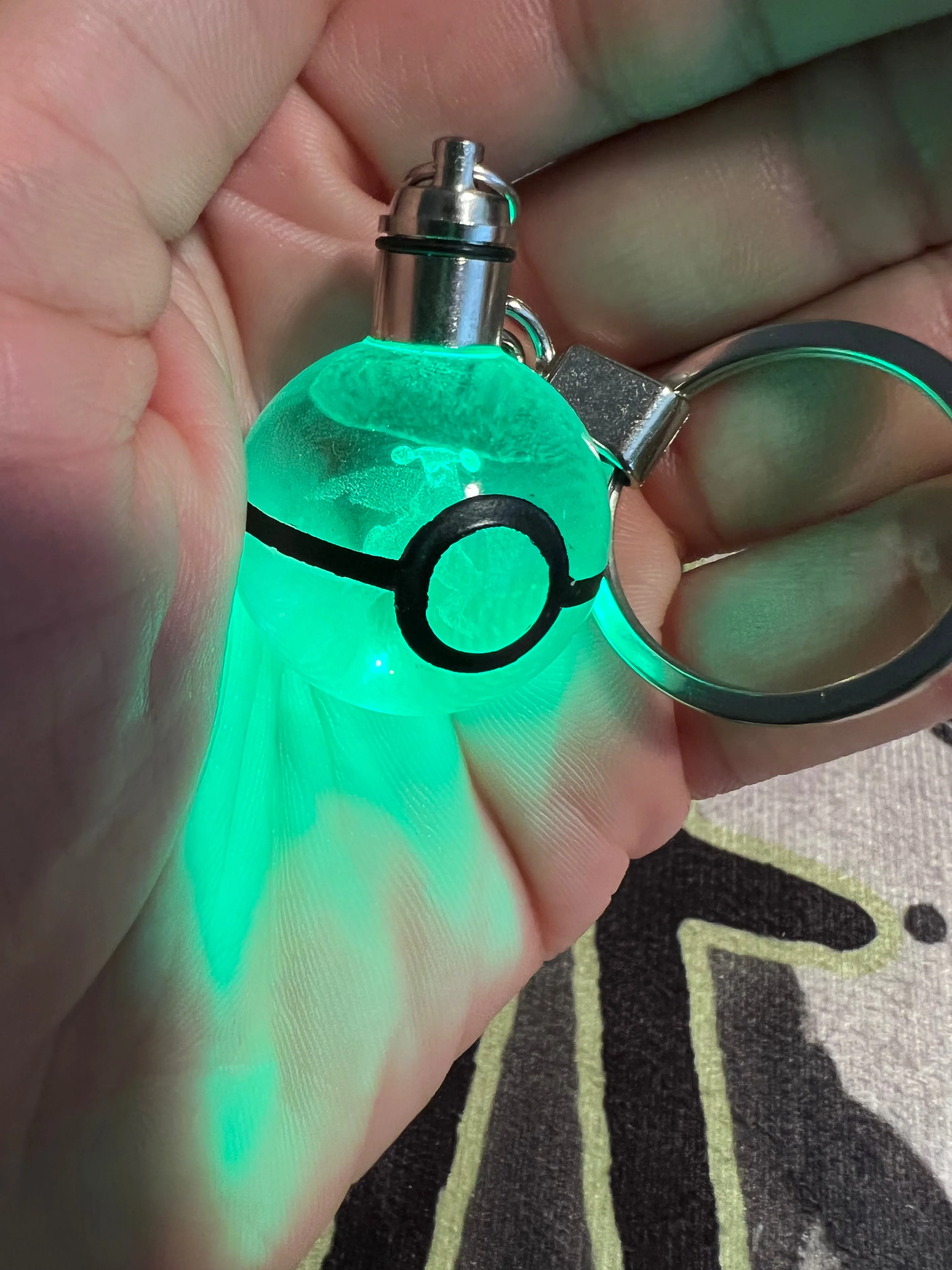 Pokemon Garchomp LED Light Up Keychain