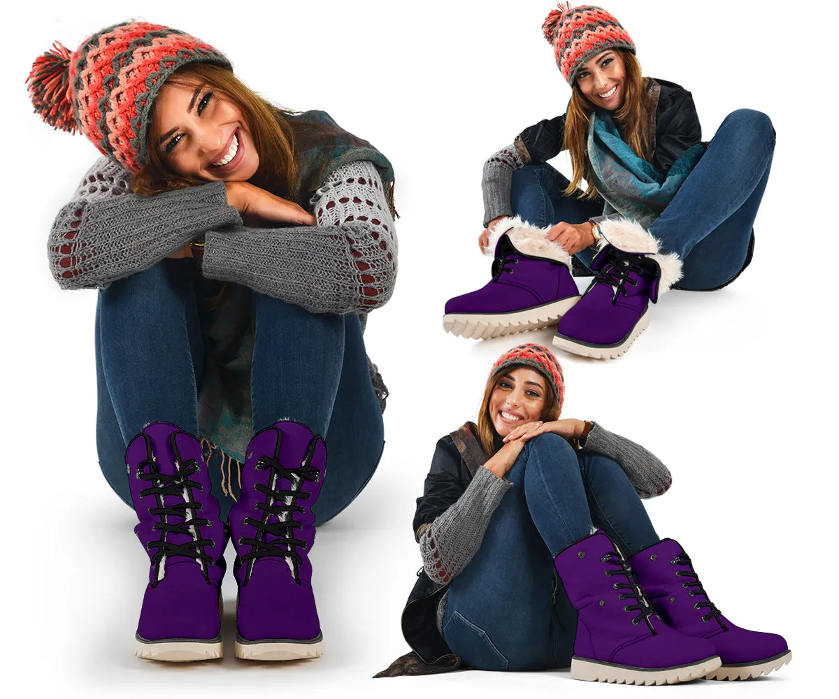 Purple Polar Boots
