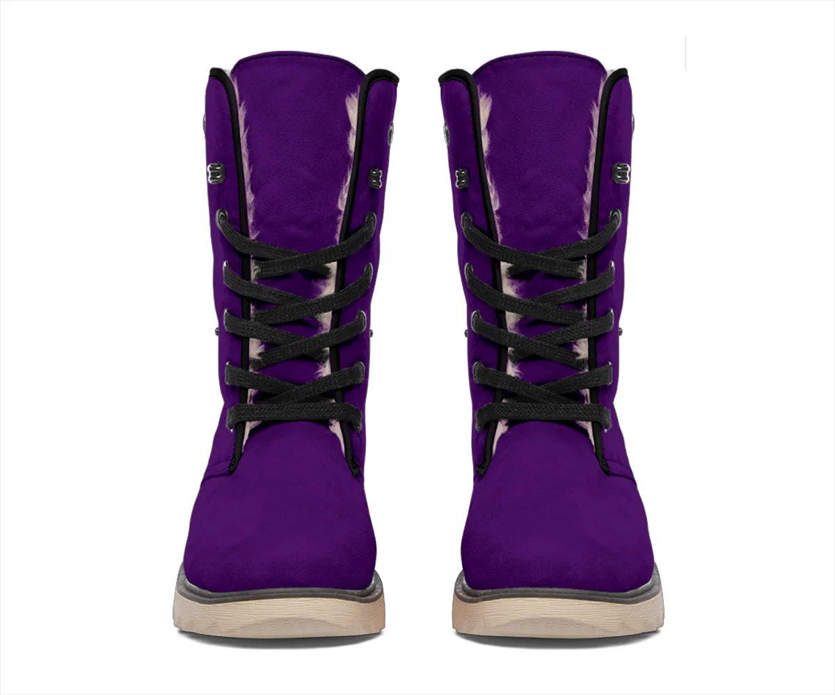 Purple Polar Boots
