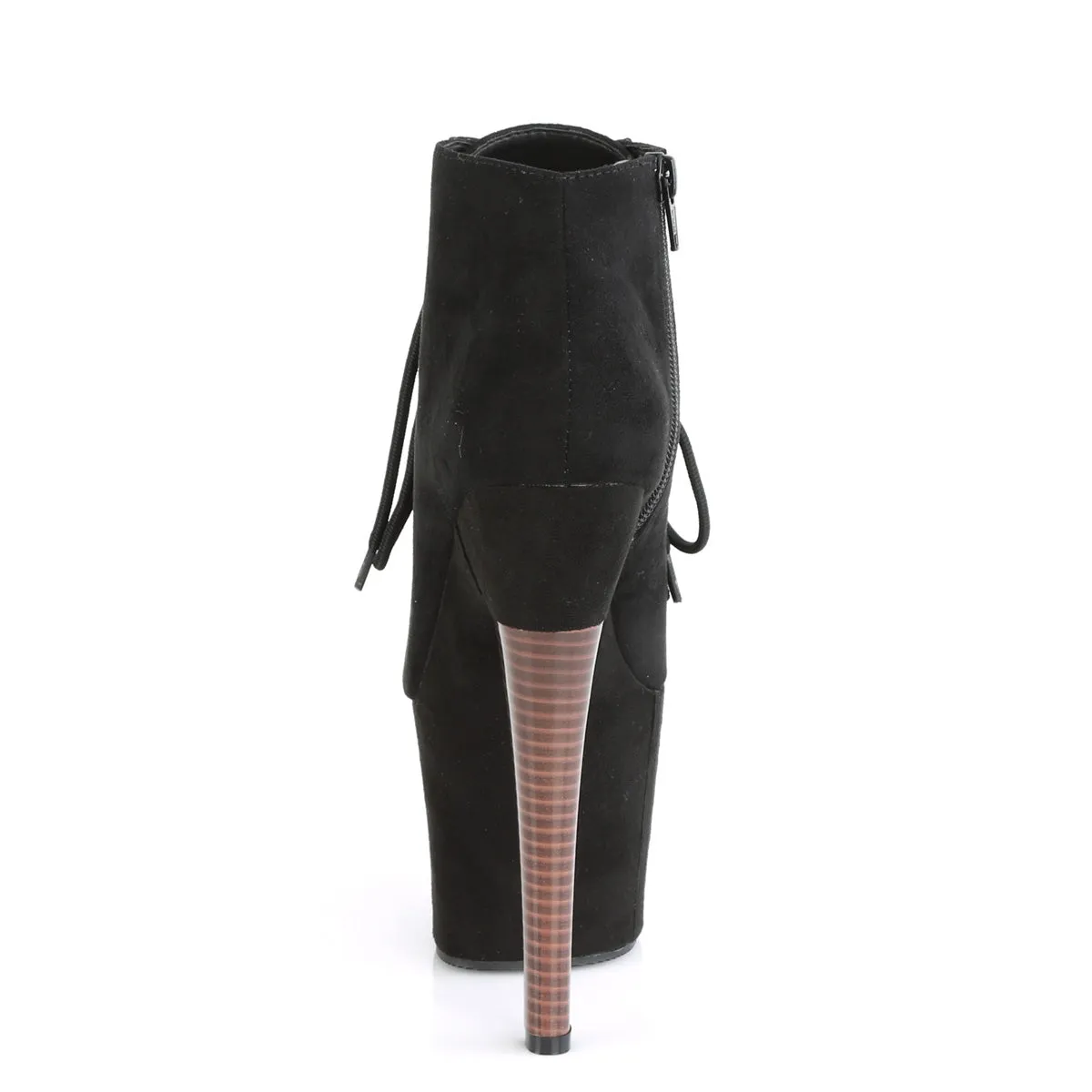RADIANT-1005  Black Faux Suede/Black Faux Suede
