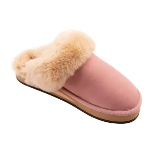Rainbow Sandals Women's Sunset Snugs Premier Leather Pink Cream Slipper