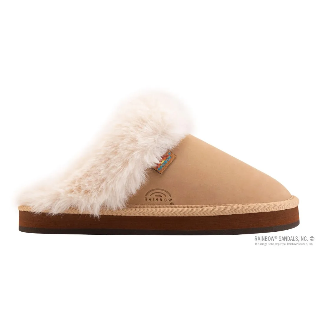 Rainbow Sandals Women's Sunset Snugs Premier Leather Sierra Brown Slipper