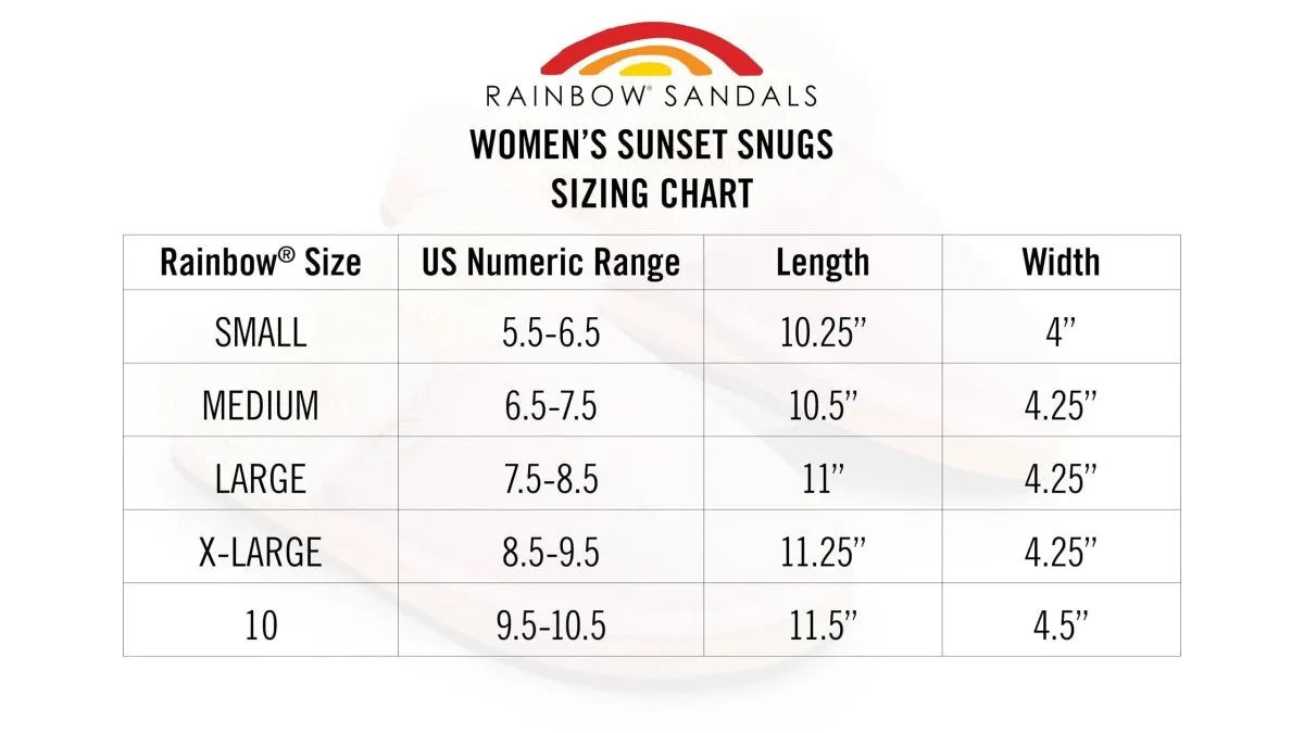 Rainbow Sandals Women's Sunset Snugs Premier Leather Sierra Brown Slipper