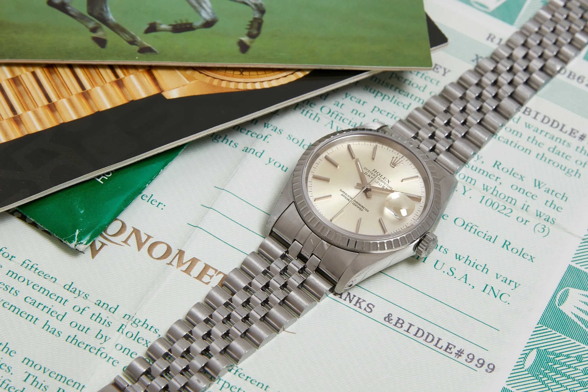 Rolex Oyster Perpetual Datejust Full Set 1991