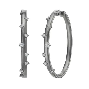 Sable Noir Elfa Hoops