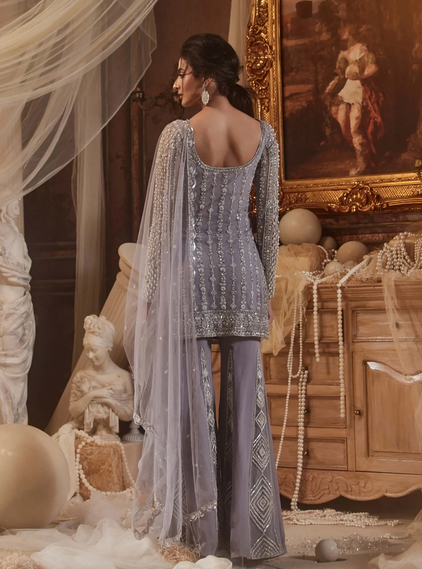 Samaya lavender sharara set