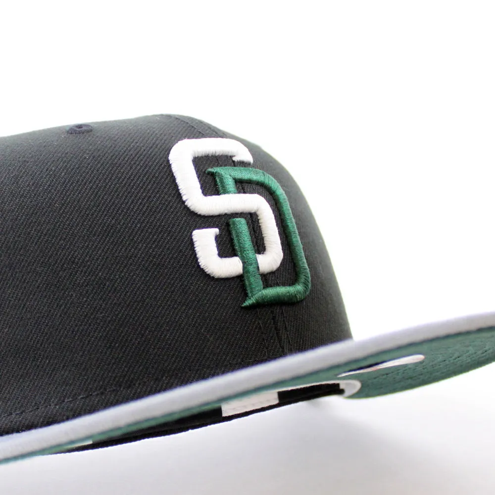San Diego Padres 2016 All-Star Game New Era Fitted 59Fifty Hat (GITD Black Stone gray Dark Green Under Brim)