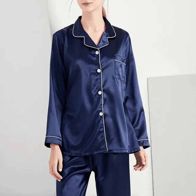 Satin Long PJ Set