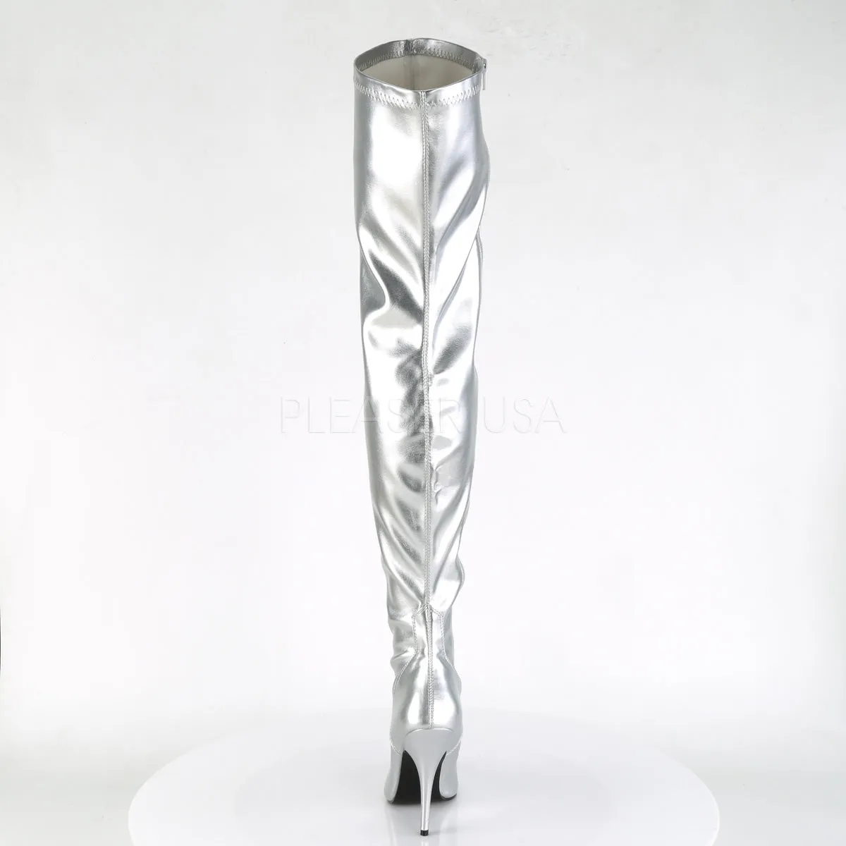 SEDUCE-3000  Silver Str Faux Leather