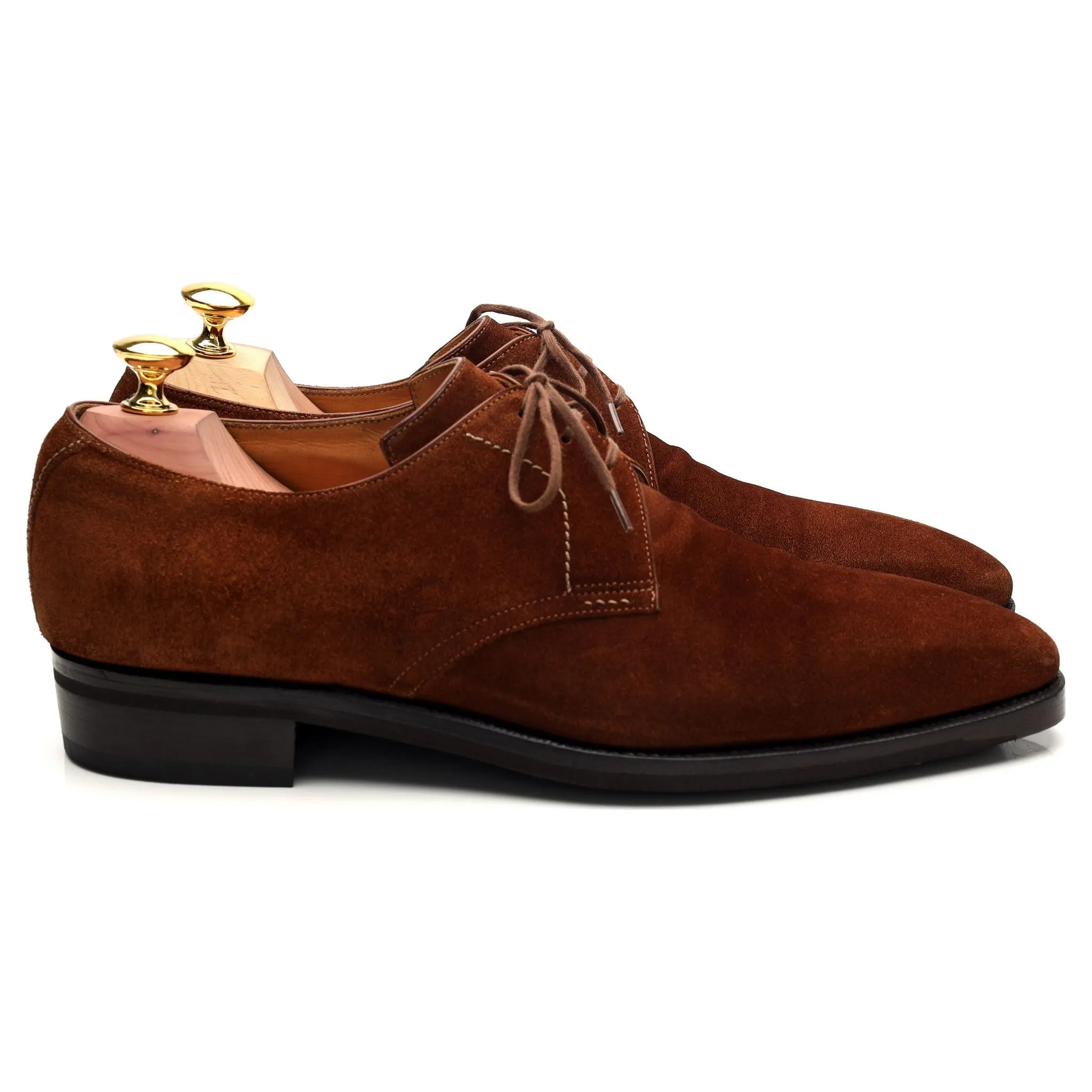 'Sergio' Snuff Brown Suede Derby UK 7.5