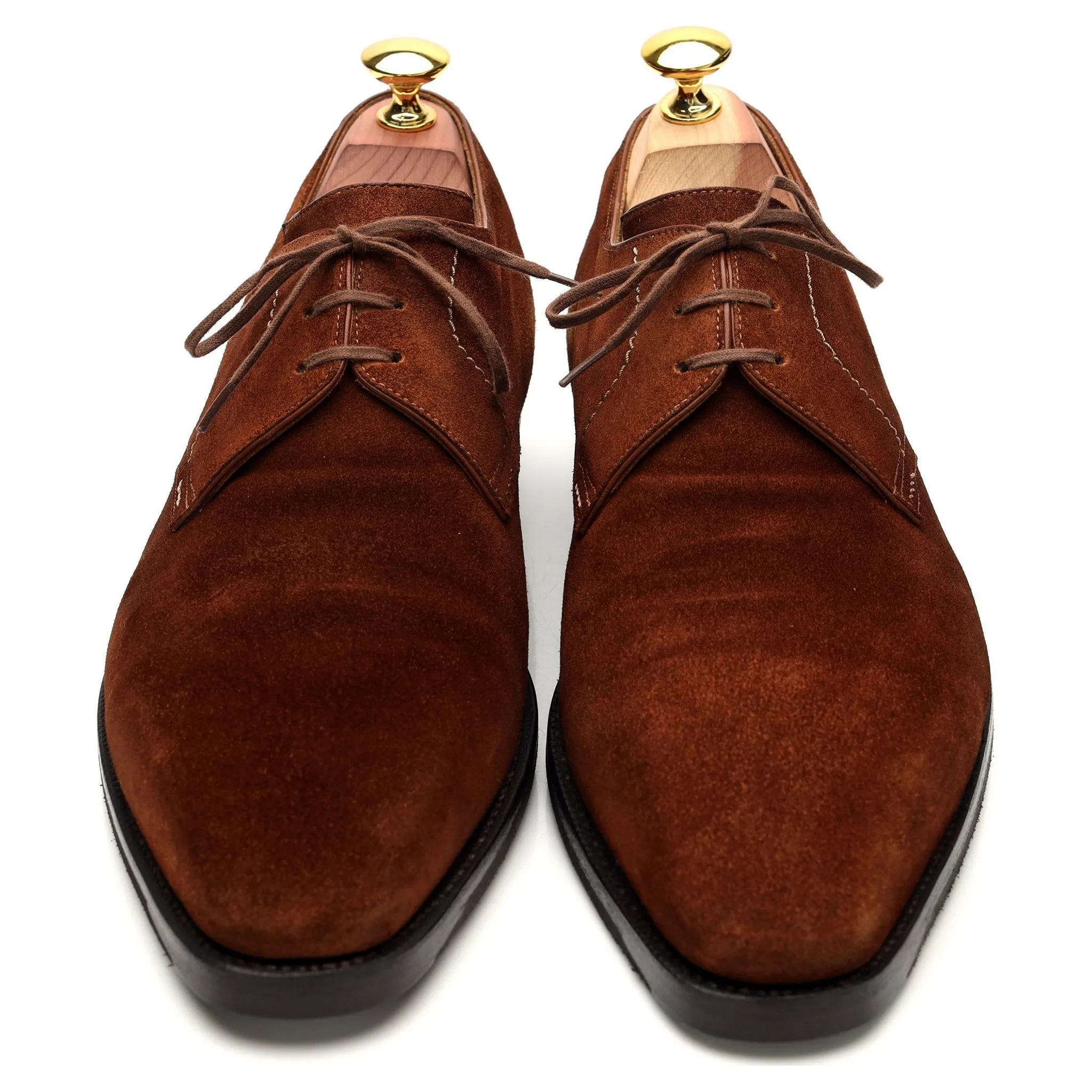 'Sergio' Snuff Brown Suede Derby UK 7.5