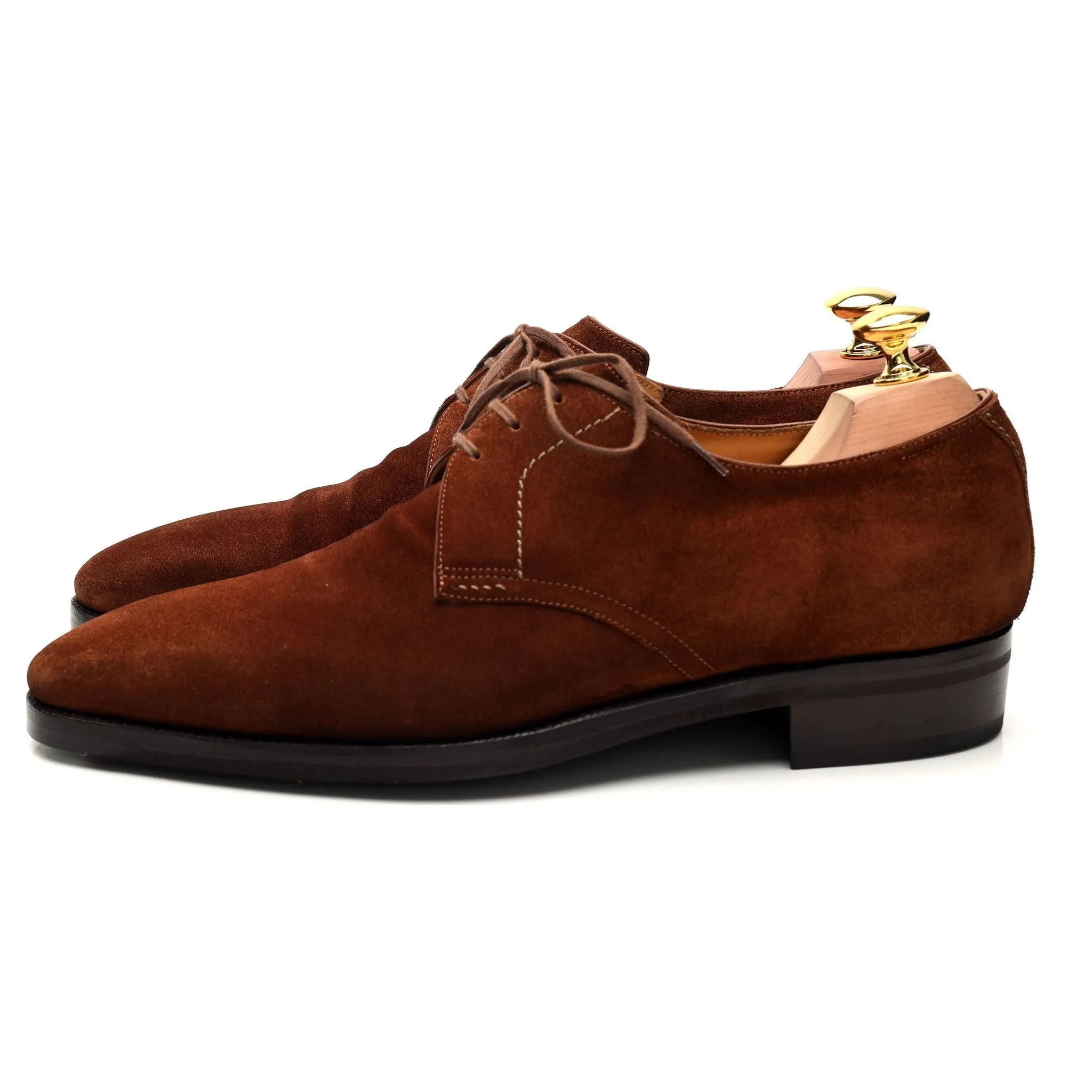 'Sergio' Snuff Brown Suede Derby UK 7.5
