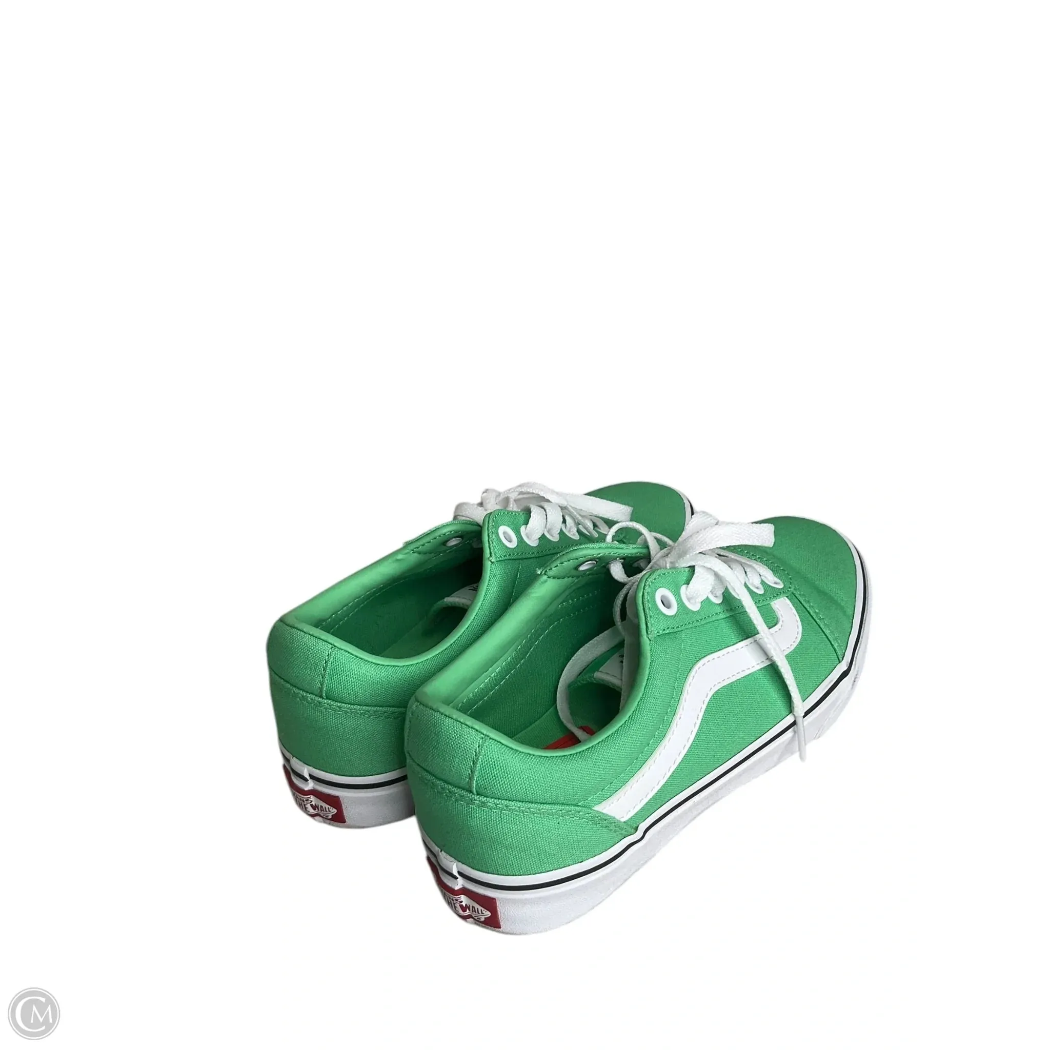 Shoes Sneakers By Vans In Green, Size: 8