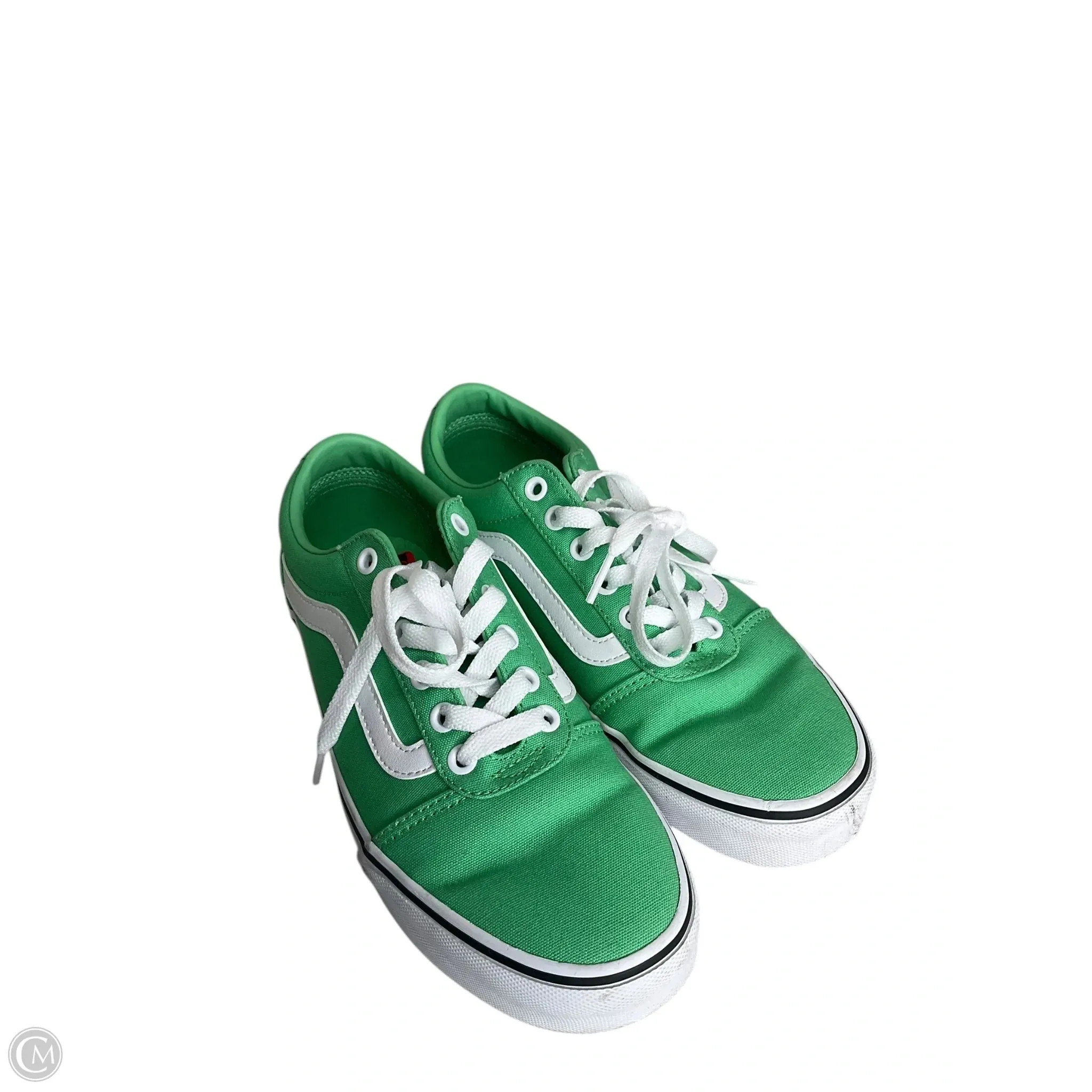 Shoes Sneakers By Vans In Green, Size: 8