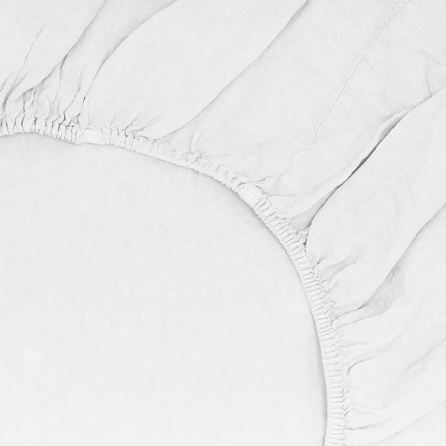 Simple Linen Fitted Sheet - Queen