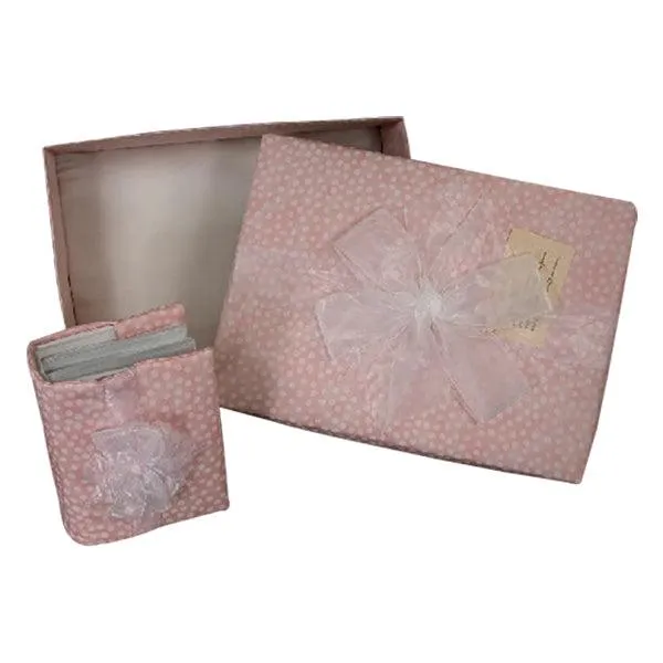 Simply Elegant Girl's Pink With Soft Clouds Memory Box
