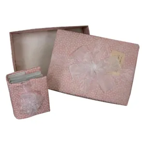 Simply Elegant Girl's Pink With Soft Clouds Memory Box