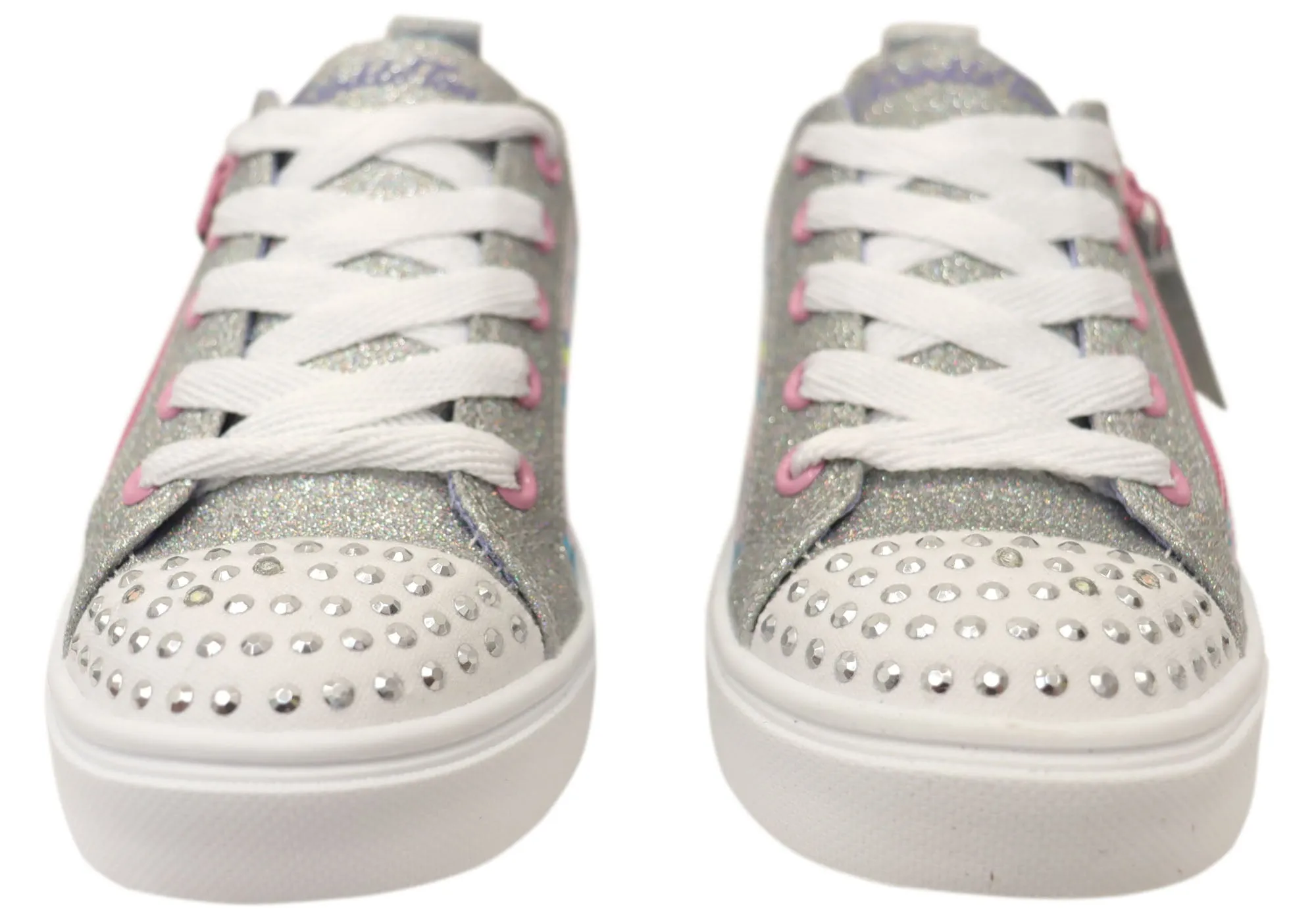 Skechers Girls Kids Twinkle Sparks Flying Hearts Comfortable Shoes