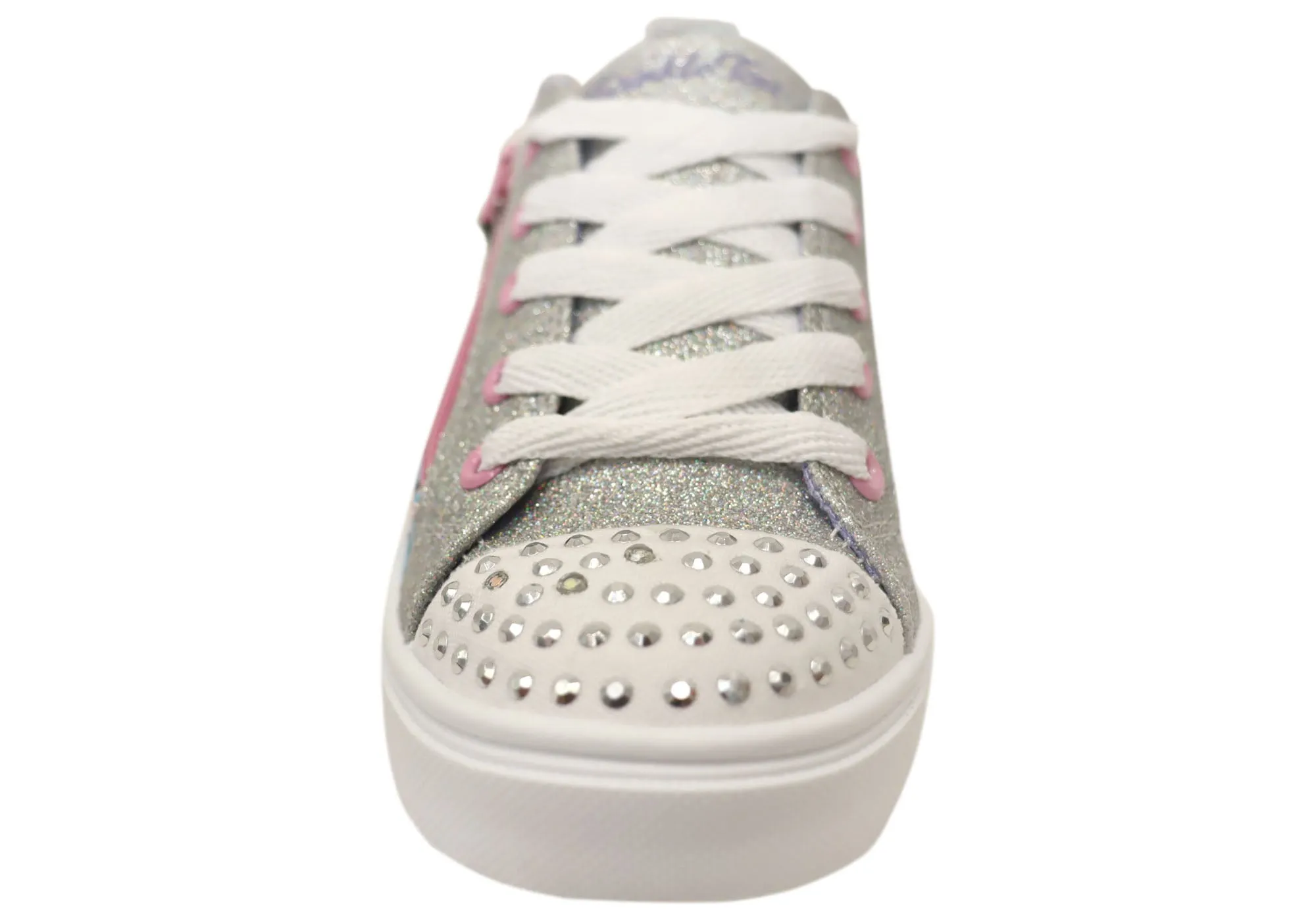 Skechers Girls Kids Twinkle Sparks Flying Hearts Comfortable Shoes