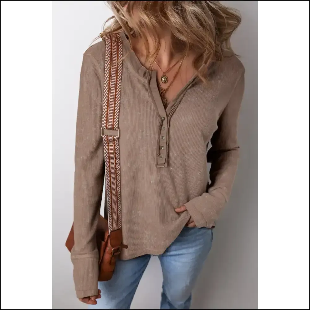 Smoke Green Wfle Knit: Needful Things Top ! 🔥