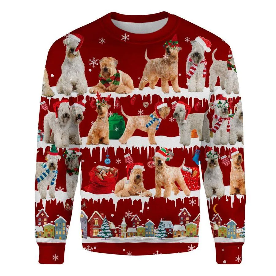 Soft-coated Wheaten Terrier - Snow Christmas - Premium Sweatshirt