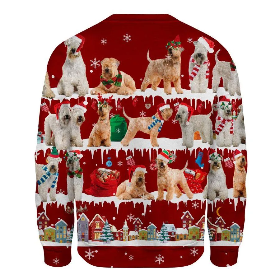 Soft-coated Wheaten Terrier - Snow Christmas - Premium Sweatshirt