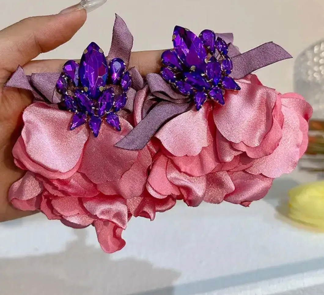 Soft Rose Earrings