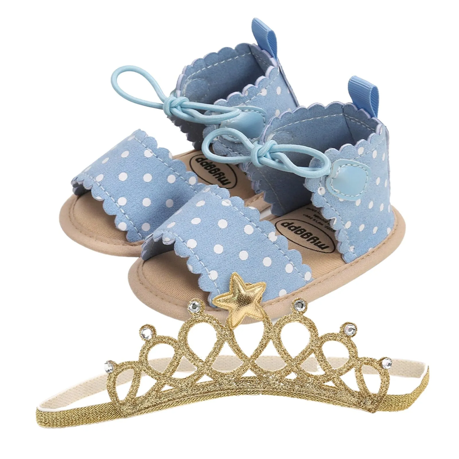 Soft Sole Sandals With Headband