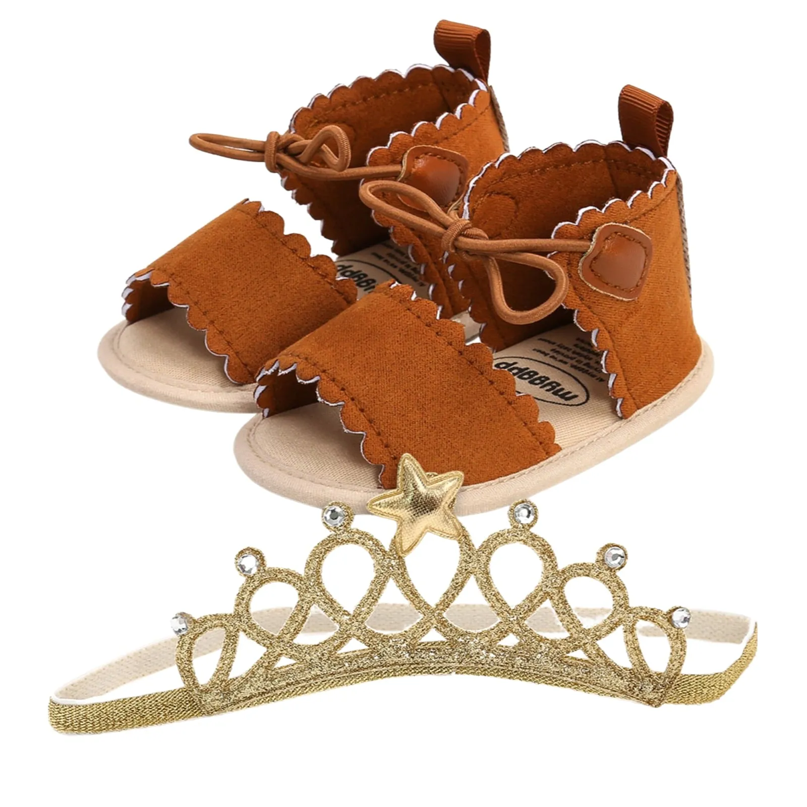Soft Sole Sandals With Headband
