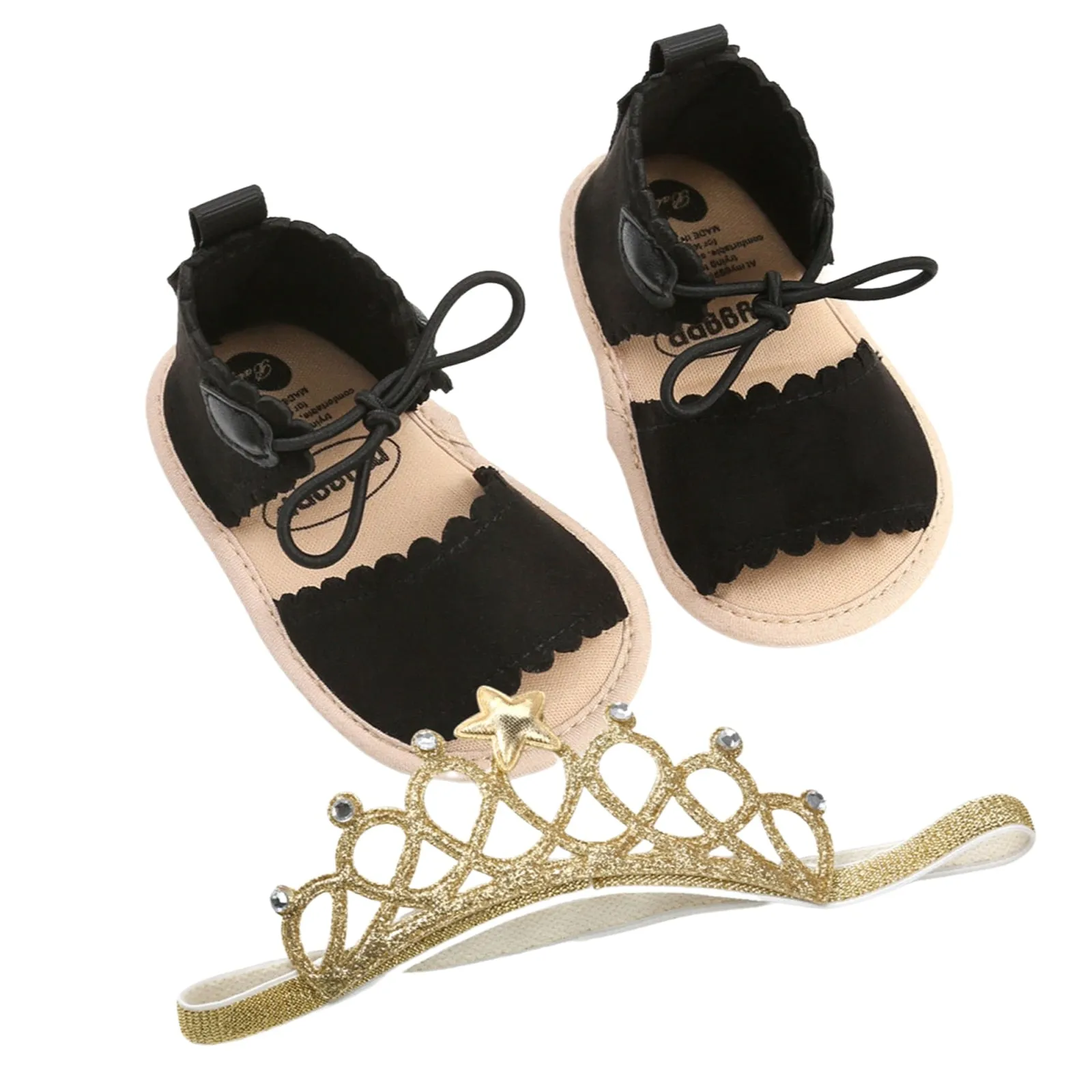 Soft Sole Sandals With Headband
