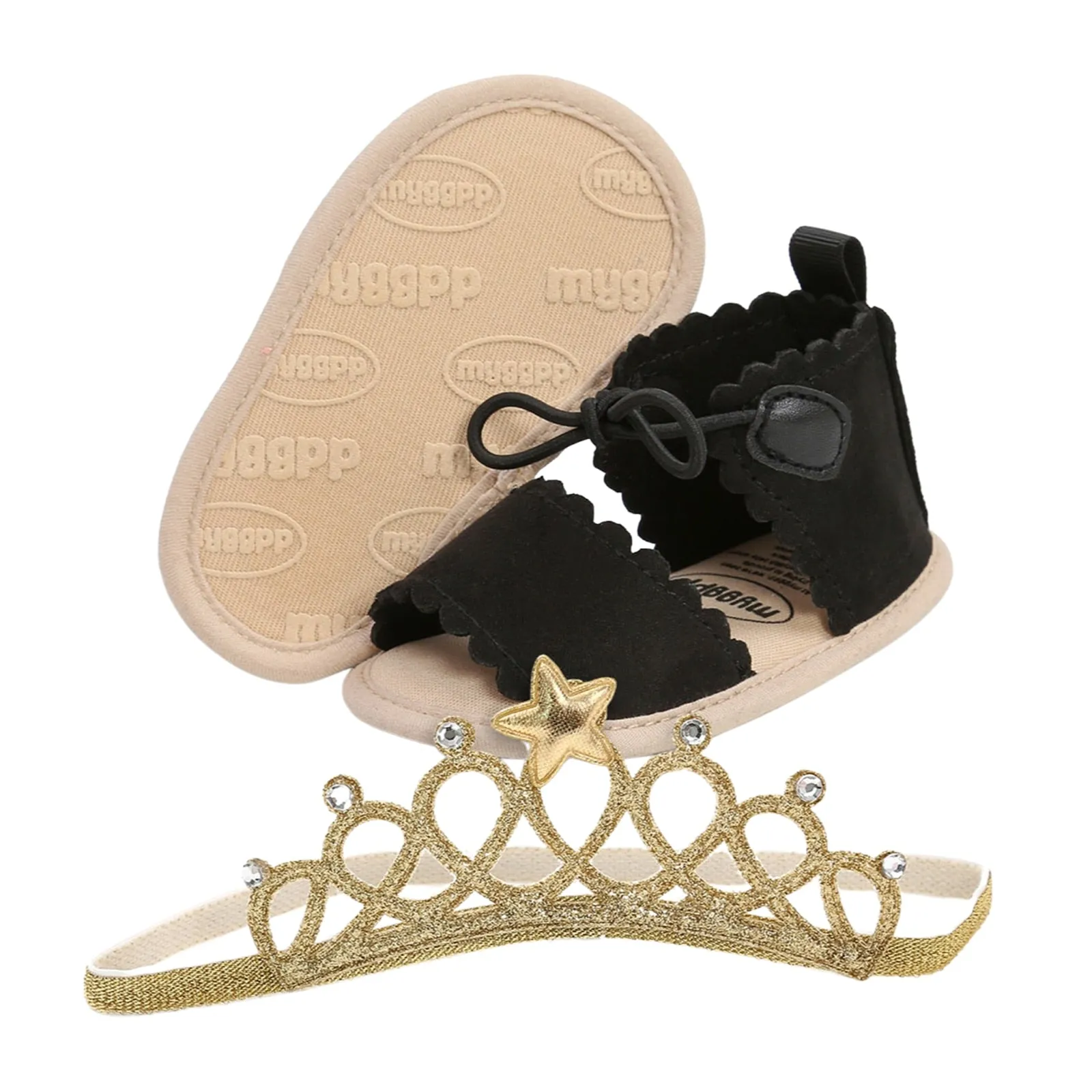 Soft Sole Sandals With Headband