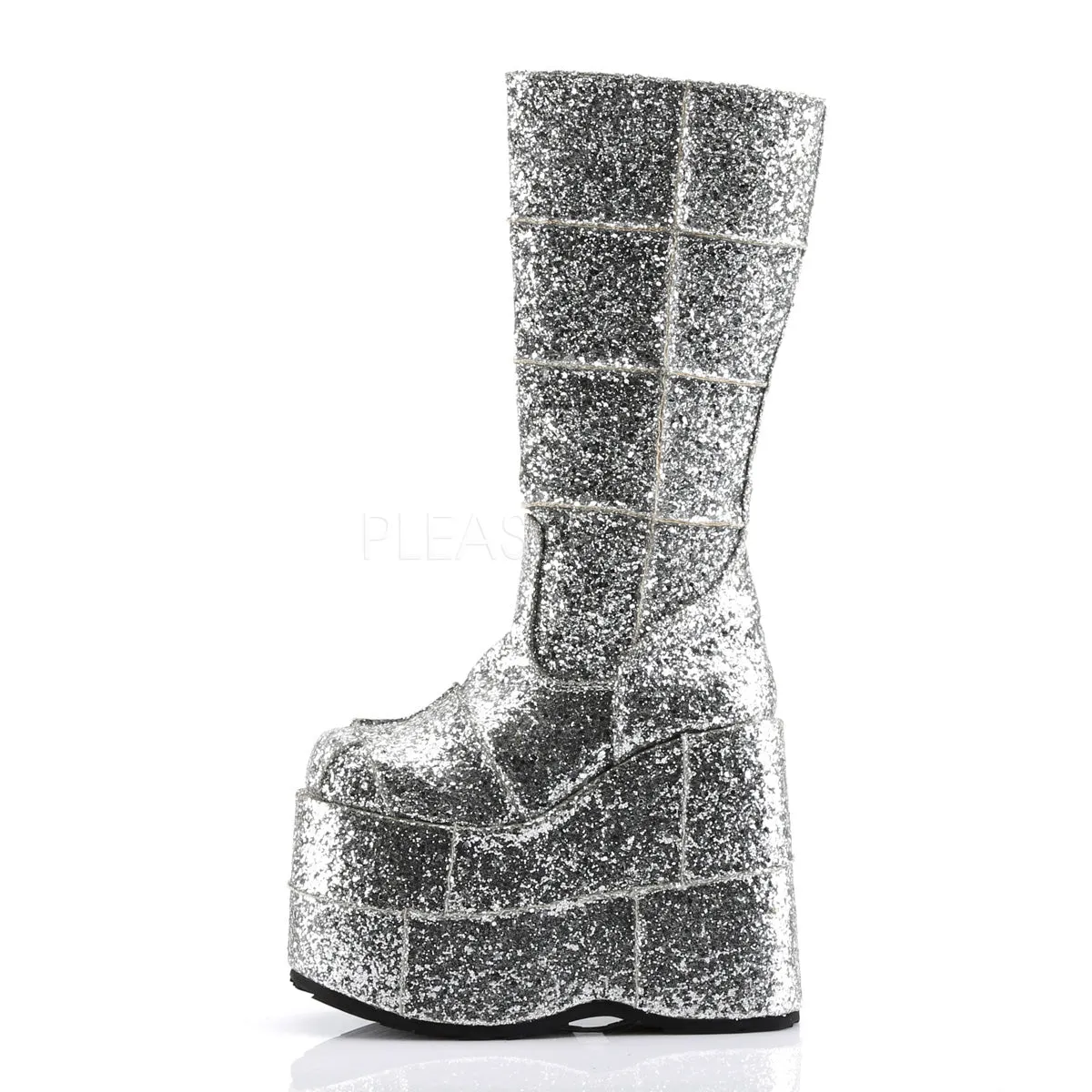 STACK-301G  Silver Glitter