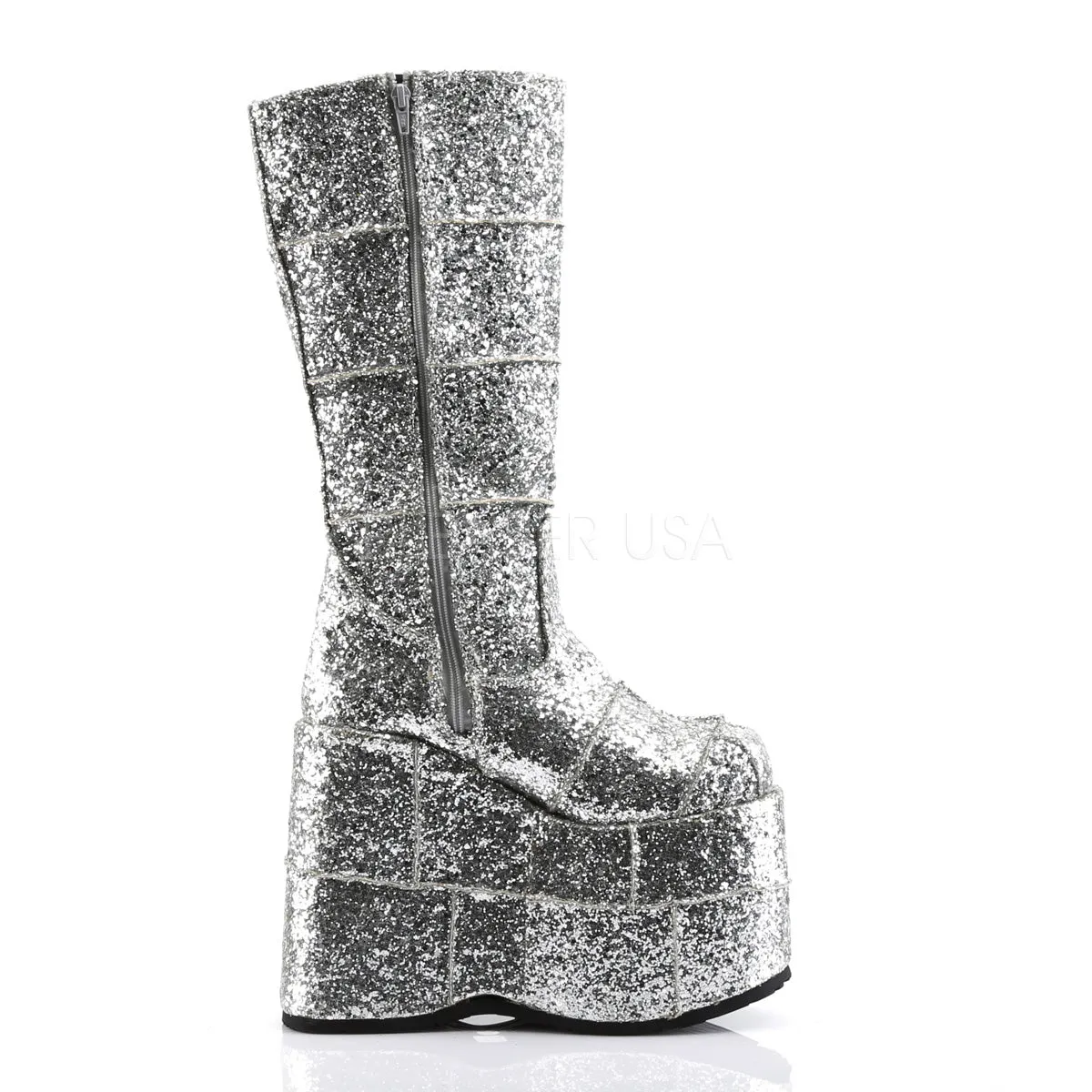 STACK-301G  Silver Glitter